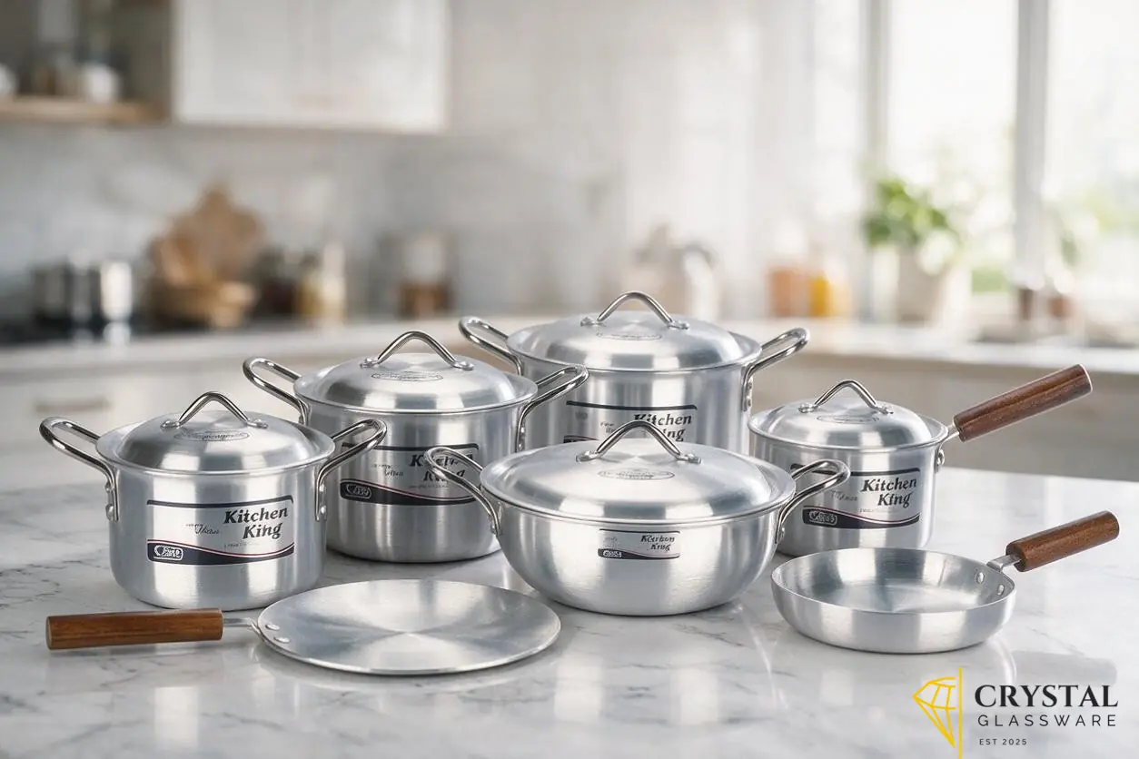 Kitchen king 12-piece Cookware set — Crystal Glassware Pakistan